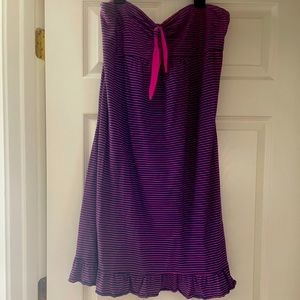 NWOT XL strapless sundress swimsuit cover up